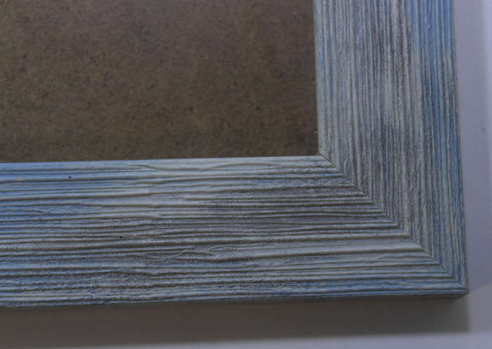 Two Pale Pastel Coloured Photo Frames With Stands