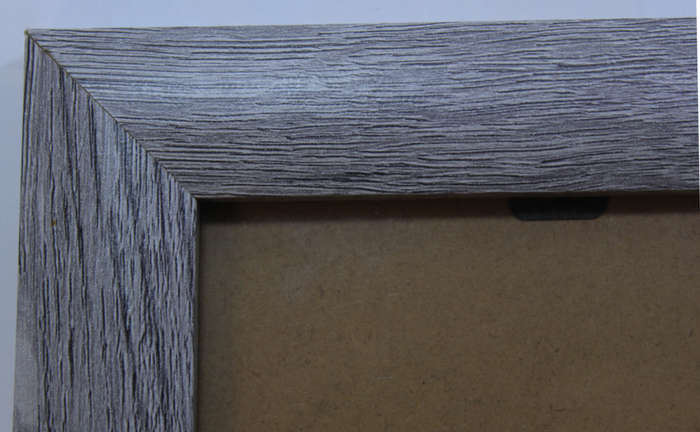Two Pale Pastel Coloured Photo Frames With Stands