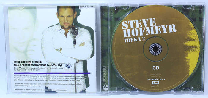 Steve Hofmeyer Toeka 2 CD.