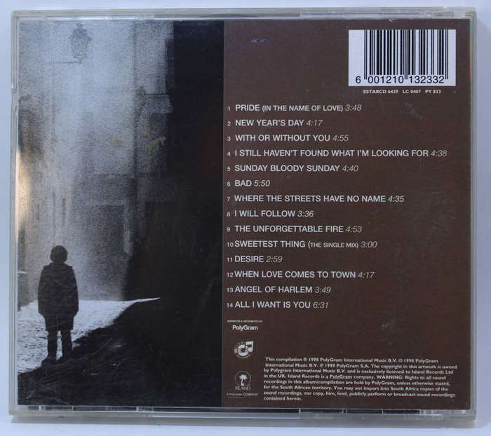 U2 The Best Of 1980-1990 CD