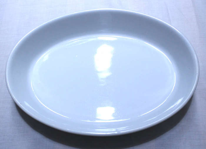Brilliant White Porcelain Dinner Set For Two, Seven Pieces