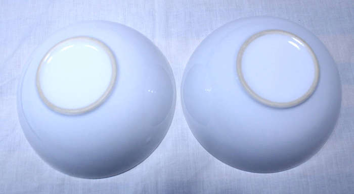 Brilliant White Porcelain Dinner Set For Two, Seven Pieces