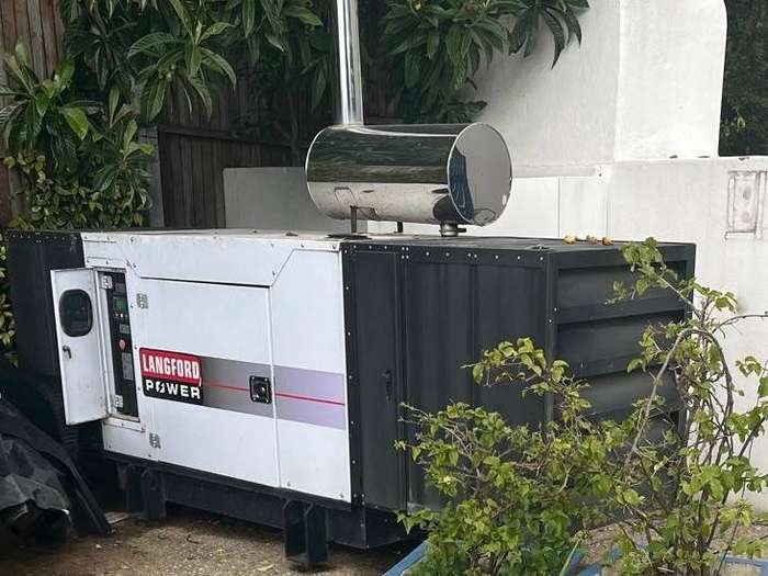 FAW 20KVA Silent Generator Single Phase incl Change over Switch and DB board
