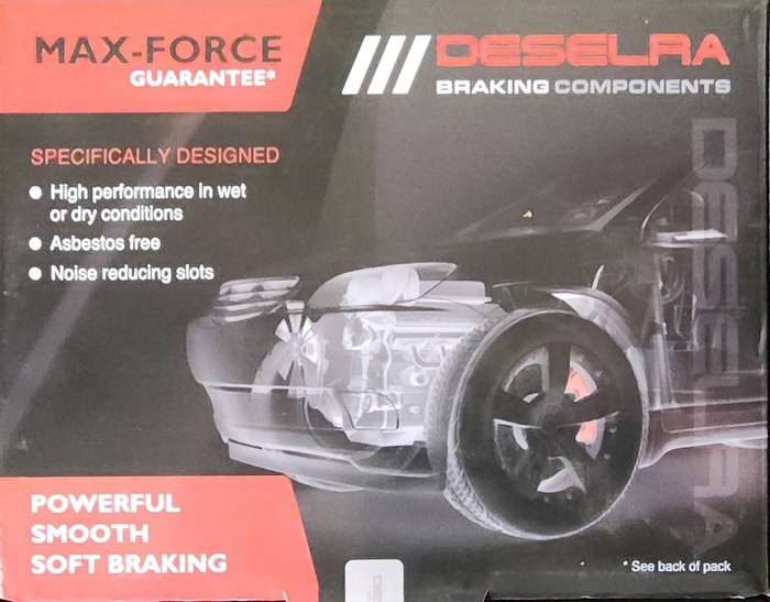 Brake Pad Front Deselra Toyota Quantum