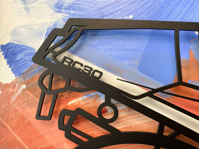 1990 Honda RC30 Motorcycle Wall Art