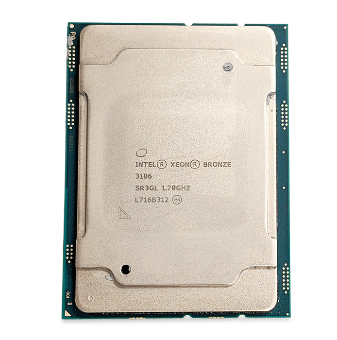 Xeon 3106 bronze 1.7ghz 8 cores 8 threads
