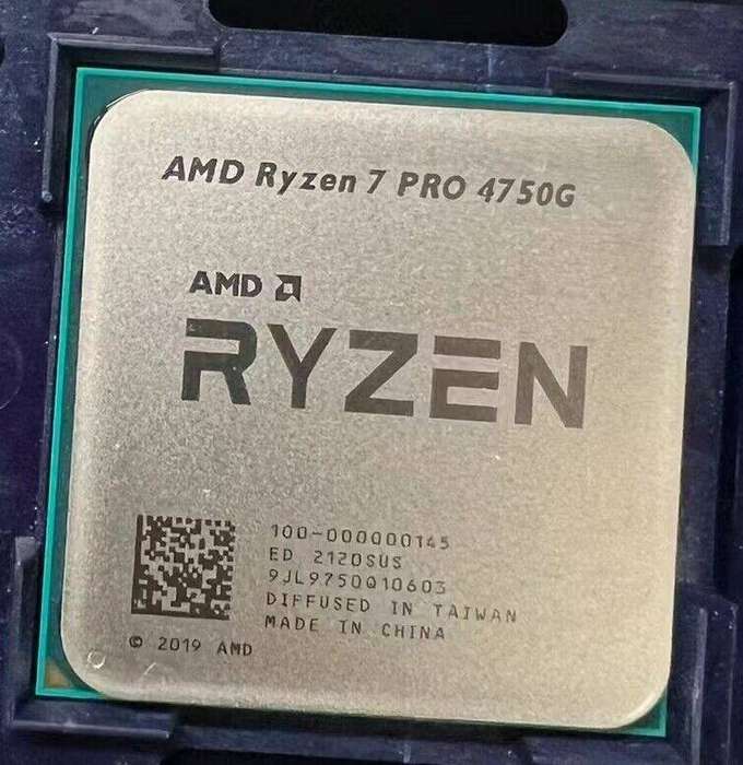 AMD Ryzen 7 PRO 4750G Processor 3.6GHz Turbo 4.4Ghz 8 Cores 16 Threads AM4