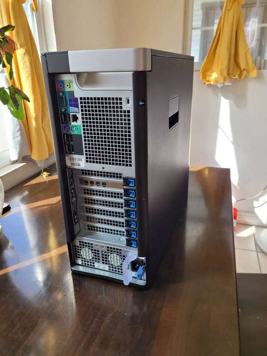 Dell Precision T7810 2 x 8 Cores 1.7ghz Procs 16gb ddr4-256gb ssd-Quadro p400 2gb ddr5-685w psu