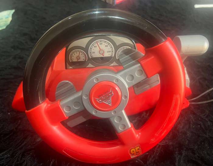 Disney Cars Steering Wheel Racing Game