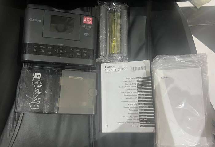 CANON SELPHY CP1200 PHOTO PRINTER BLACK