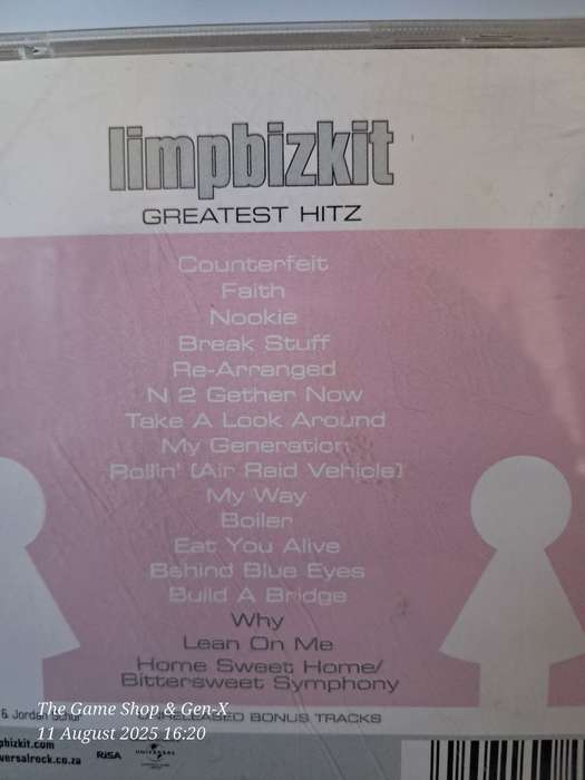 Music CD: Limpbizkit
