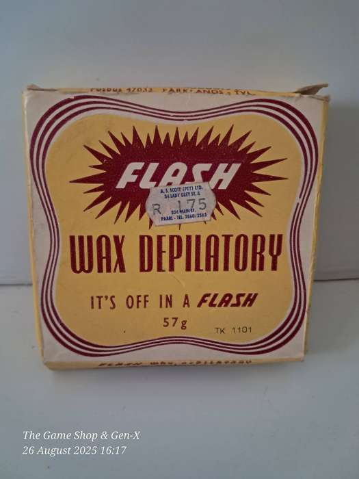 Vintage Senior Srvice Cigarettes tin & Flash Wax Depilatory
