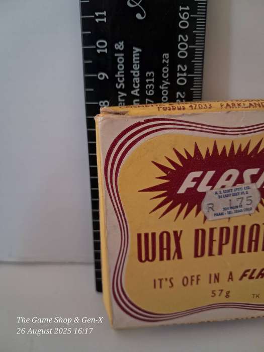 Vintage Senior Srvice Cigarettes tin & Flash Wax Depilatory