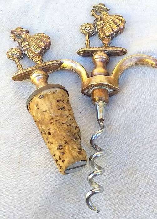 Brass Figural Cork Puller
