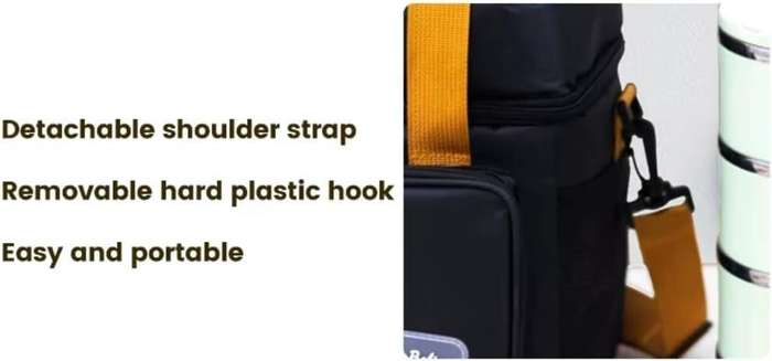 Lunch Bag | Portable Foldable Lunch Bag | For Hot and Cold Food and Drinks - Thermal Bag