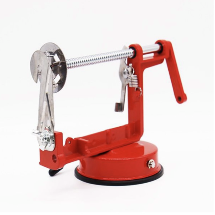 Spiral potato slicer