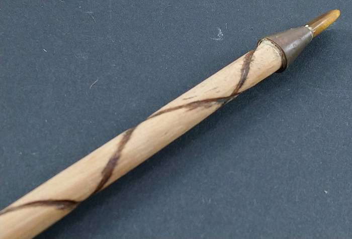 Handcrafted Genuine Clear Quartz, Tigers-Eye and Wood Healing Wand.