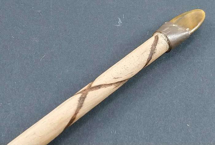 Handcrafted Genuine Clear Quartz, Tigers-Eye and Wood Healing Wand.