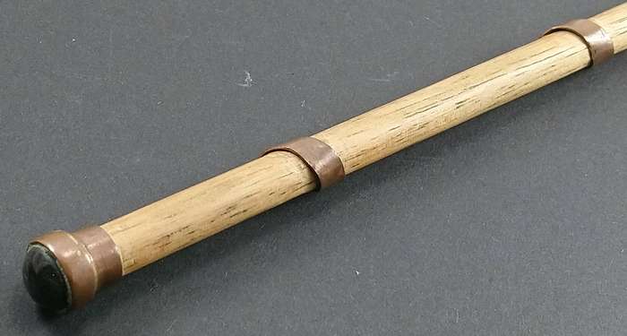 Handcrafted Genuine Clear Quartz, Blue Tigers-Eye and Wood Healing Wand.