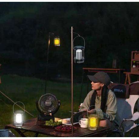 Multifunctional Rechargeable Camping Tent Light with Hook  Outdoor LED Lamp