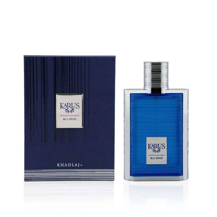 Karus Blue Spice Eau de Parfum 100ml by Khadlaj - Bold Spicy Scent for Men