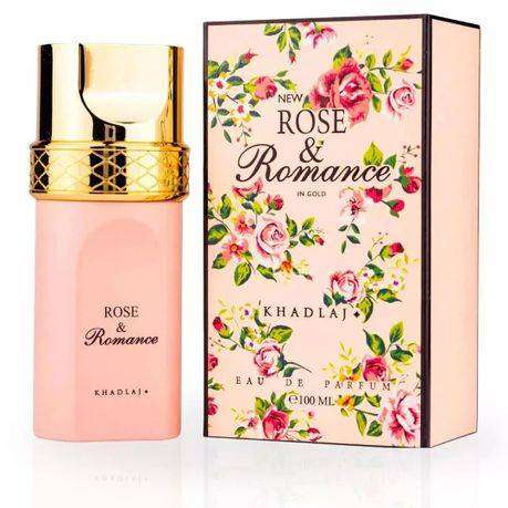 Khadlaj Rose & Romance Gold Eau de Parfum Spray for Women  100ml