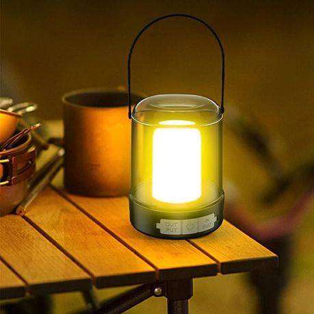 Multifunctional Rechargeable Camping Tent Light with Hook  Outdoor LED Lamp