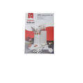 Continental Homeware 19-Piece Kitchen Tool Set with Cutting Board and Storage