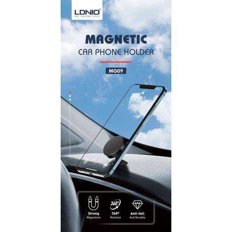 Magnetic Car Phone Holder-360 Rotation Mini Dashboard Mount Stand-MG09