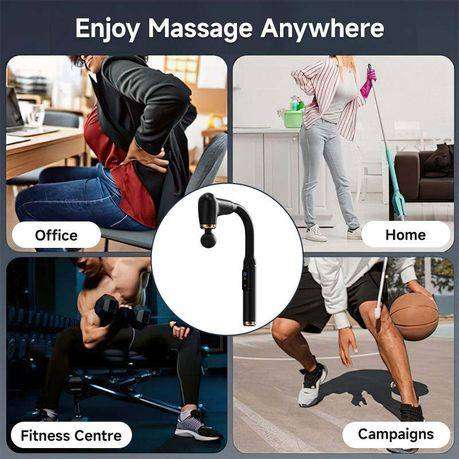 Massage Gun  Deep Tissue Muscle Relief Therapy with 3 Modes & 6 Speeds