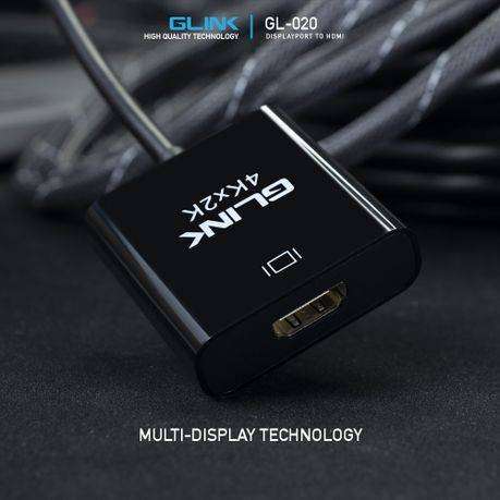 DisplayPort to HDMI Adapter  Full HD 1080p Resolution Converter  GLINK GL-020