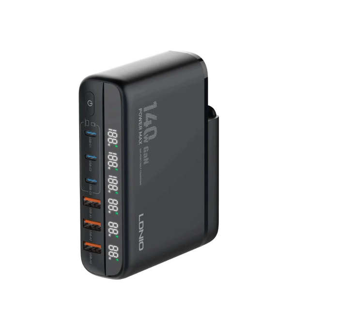 LDNIO A6140 140W Super Fast Multiport Charging Station (6 Ports)