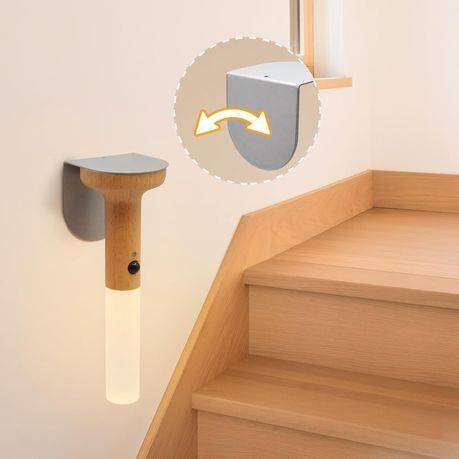 Motion Sensor Night Light - Rechargeable Magnetic LED Wall Lamp for Bedroom