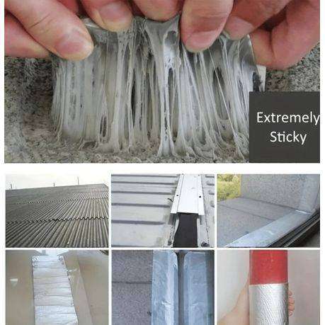Waterproof Aluminum Foil Tape  Strong Adhesive Silver Sealing & Repair Roll