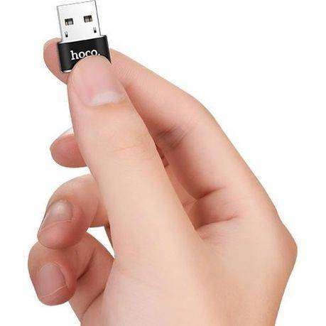 USB-A Male to USB-C Female Charging & Data Transfer Adapter  HOCO UA6