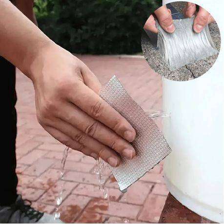Waterproof Aluminum Foil Tape  Strong Adhesive Silver Sealing & Repair Roll