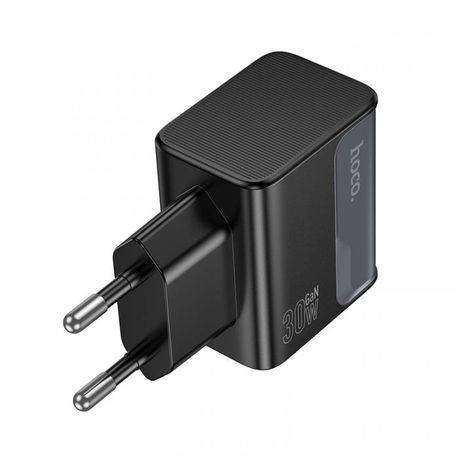 Fast Charger 30W PD USB-C Wall Adapter - Hoco CS72A Quick Charge Black