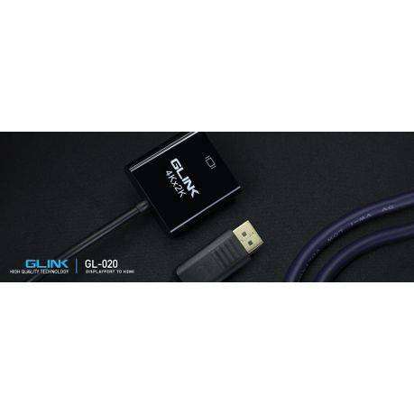 DisplayPort to HDMI Adapter  Full HD 1080p Resolution Converter  GLINK GL-020