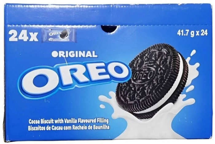 OREO Original Creame Biscuits 41.7g (Pack of 24) Cream Sandwich Biscuit  (900 g)