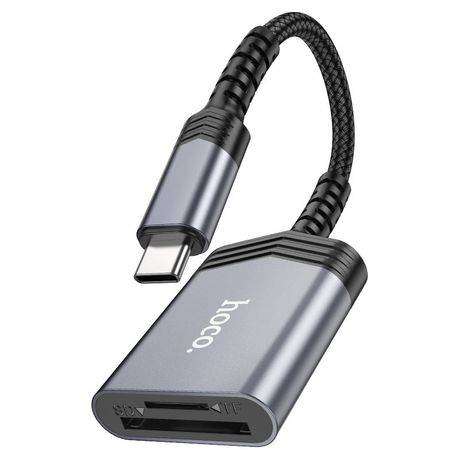 High-Speed Type-C Card Reader  Dual SD & TF Slots, 2TB Support  HOCO UA25