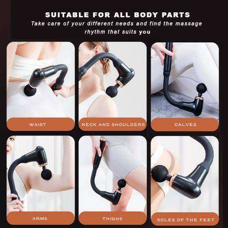 Massage Gun  Deep Tissue Muscle Relief Therapy with 3 Modes & 6 Speeds