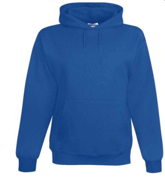 Plain Royal Blue Hoodie
