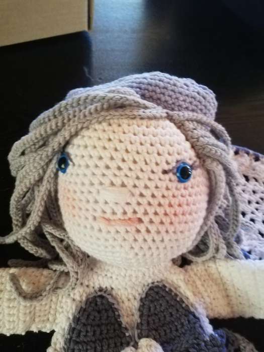 Crochet Comfort Cuddle  Attachment Doll - Winter Fairy