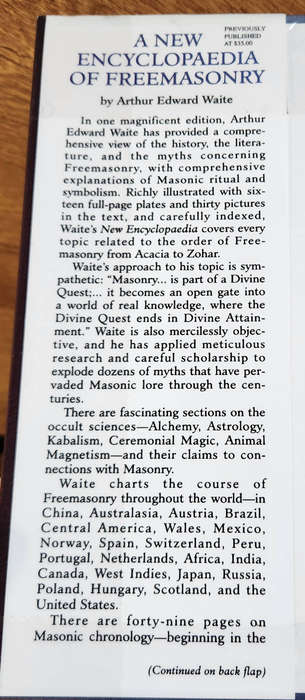 A New Encyclopaedia of Freemasonry - Arthur Edward Waite