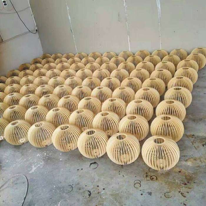 Eunoia wooden ceiling lamp