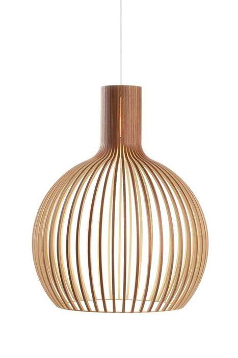 Eunoia wooden ceiling lamp