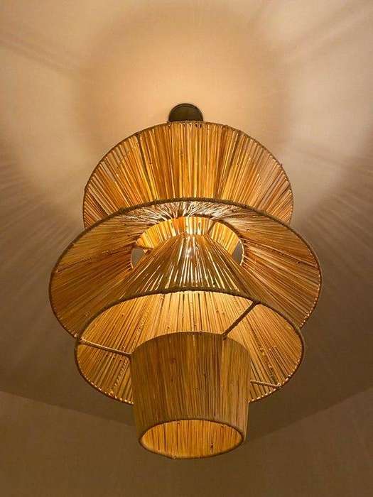 Natural Woven Ceiling Lamp