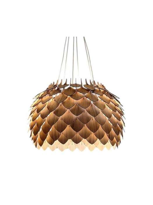 Walnut Wood Chandelier Lighting