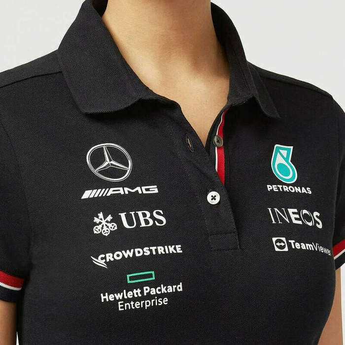 Mercedes AMG Petronas F1 Womans Polo Shirt