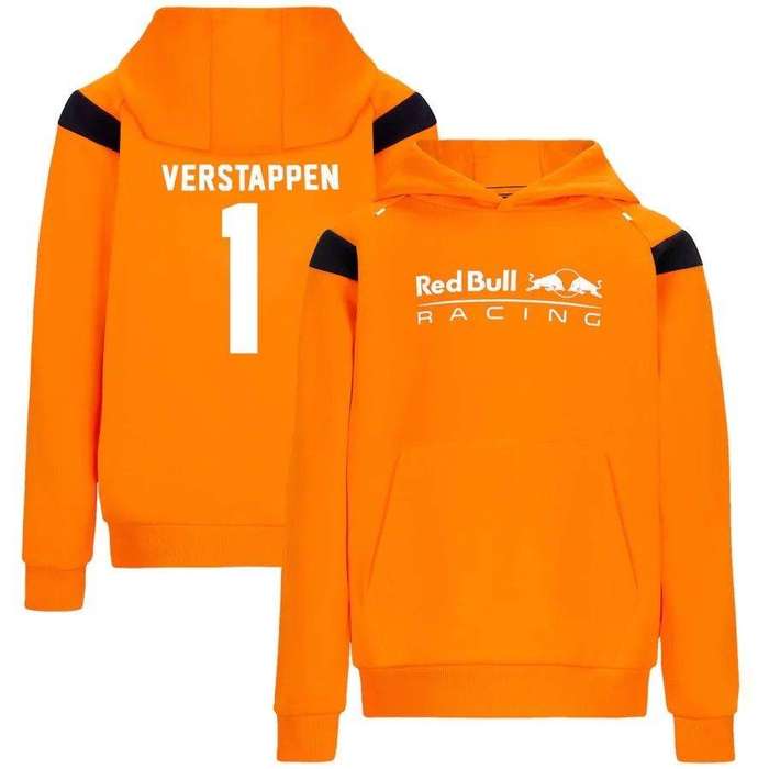 Red Bull Racing Verstappen 2022 Kids Hoodie - Orange size 3 - 4